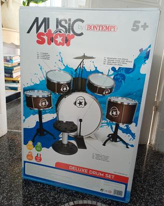 Batteria "Rock drummer" per bambini, nuova