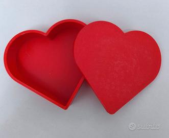 ❤️ Scatola a forma di Cuore in 3D con Coperchio
