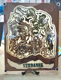 Mappa in legno di Verdansk - Call of dudy Warzone