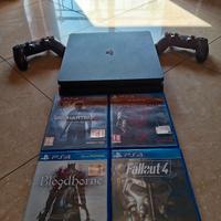 PS4+2 Controller e 4 giochi (LEGGERE DESCRIZIONE) 