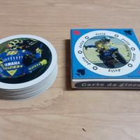 Mazzo di carte vintage Valentino Rossi rotonde