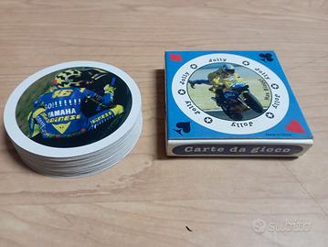Mazzo di carte vintage Valentino Rossi rotonde