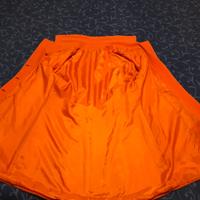 cappotto lana e cashmere arancione