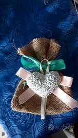 Bomboniere matrimonio cuore 