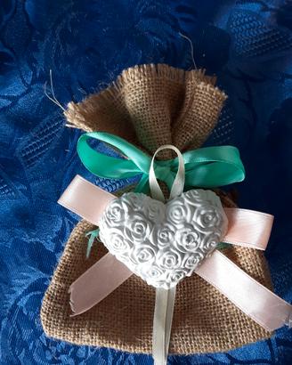 Bomboniere matrimonio cuore 