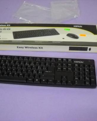 Desktop Easy Wireless Kit USB, NUOVA, tastiera e m
