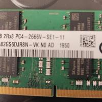 RAM 16 Gb x notebook