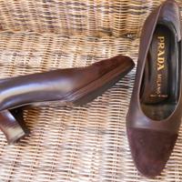 Scarpe decollete Prada originali in pelle