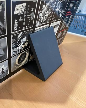Stand Espositore Vinili Minimal Nero – Supporto