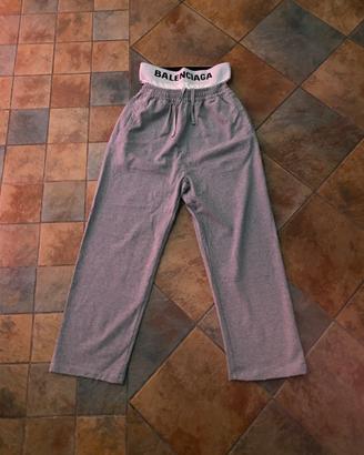 Balenciaga pantaloni-tuta grigia (baggy/oversize)