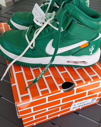 Nike Air Force 1 Mid - Pine Green Off White