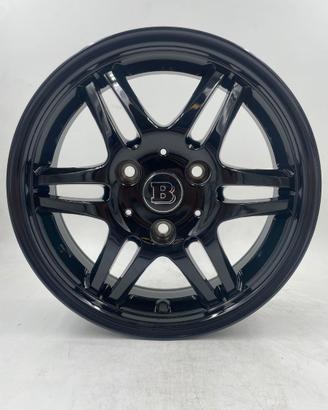 Set Cerchi in lega 15 Smart 451 dedica Brabus Nero