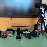 Kit completo materiale fotografico