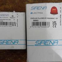 SIRENA - SIR30093 OVOLUX FLA RED R V24/240AC GY