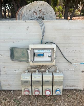 Quadro elettrico trifase e monofase