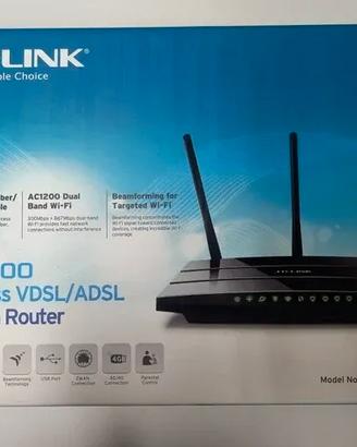 modem router tp-link archer vr4000 AC1200 vdsl ads