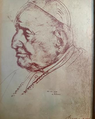 Quadro Papa Giovanni XXIII - P. Annigoni NUOVO