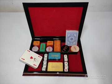 SCATOL GIOCO CARTE in ARGENTO della MODIANO