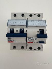 Magnetotermico e interruttore Gewiss