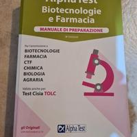 Alpha Test Biotecnologie e Farmacia Manuale di pre