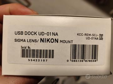 Sigma USB DOCK UD-01 NIKON MOUNT