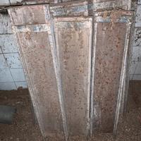 Piastre in ferro regolabili per getto scalini