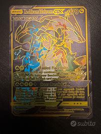 CARTA POKEMON RESHIRAM & ZEKROM GX (Full Art)