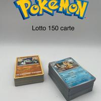 Lotto 150 carte pokemon ita