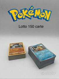 Lotto 150 carte pokemon ita