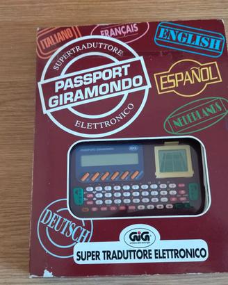 PASSPORT GIRAMONDO GIG SCHIACCIA PENSIERI GIOCO