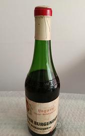Bottiglia vino anno 1959 Erlauer Burgunder " Egri 