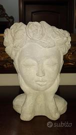 Statua portavasi, portagioie o oggetti ,bambina