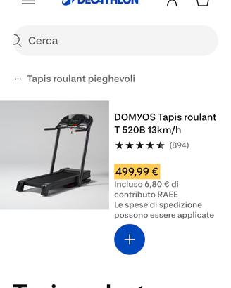 Tapis roulant T 520B 