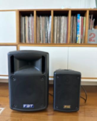 Casse FBT Maxx 2a e monitor audio tools