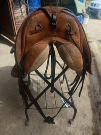 Sella bardella maremmana cavallo