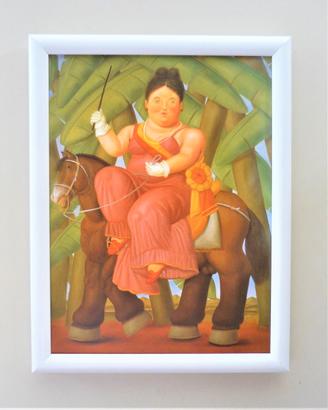Quadro La Primadonna di Botero con cornice