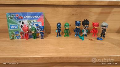 Personaggi Pj Mask e gioco di carte