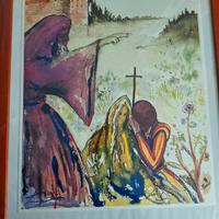 LITOGRAFIA ORIGINALE SALVATORE DALI'