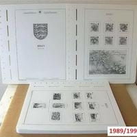 JERSEY 1989/2008 fogli marca LEUCHTTURM