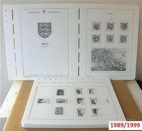 JERSEY 1989/2008 fogli marca LEUCHTTURM