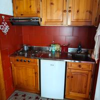 cucina lineare cm. 165 + vetrina 125