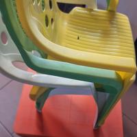 tavolino e sedie in plastica