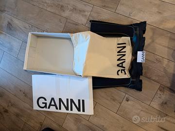 Stivali alti vera pelle GANNI