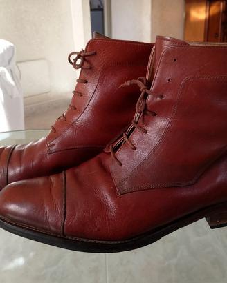 Stivaletti uomo in vero cuoio n. 43marrone 