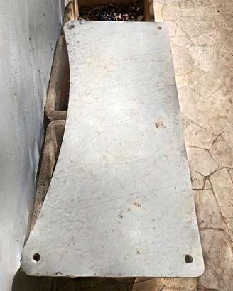 Lastra/Piano di Marmo Bianco Sagomato (Carrara)