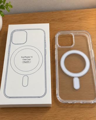 Cover trasparente iPhone 15 MagSafe