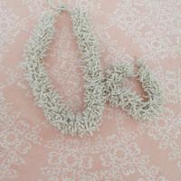 collana e Bracciale corallo bianco 