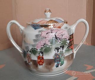 Zuccheriera in porcellana cinese di inizio '900