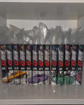Manga Initial D 1-19 J-Pop Perfetti con bustina