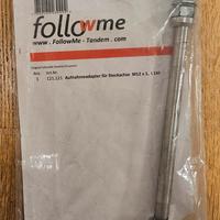 Adattatore asse FollowMe Tandem M12x1 L160 